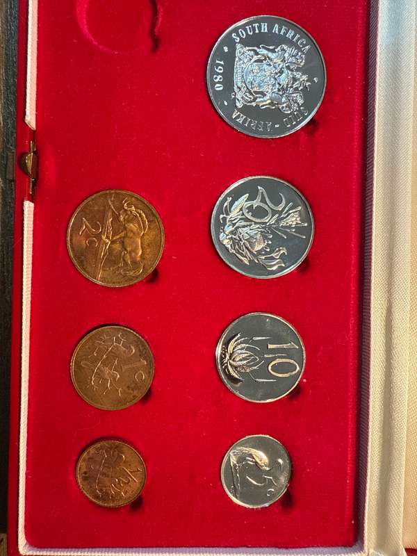 1980 Long proof set - no gold or silver R1 - as per pictures