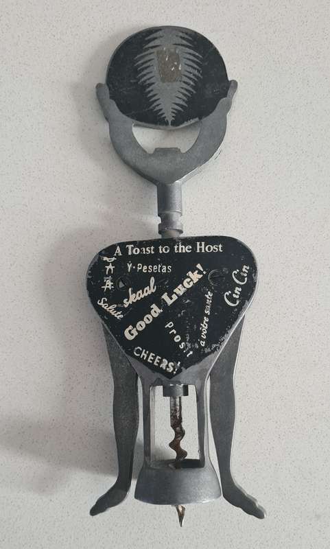 Barman shaped corkscrew