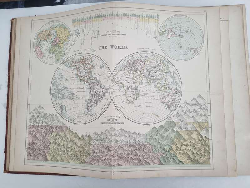 Black's General Atlas of The World 1890