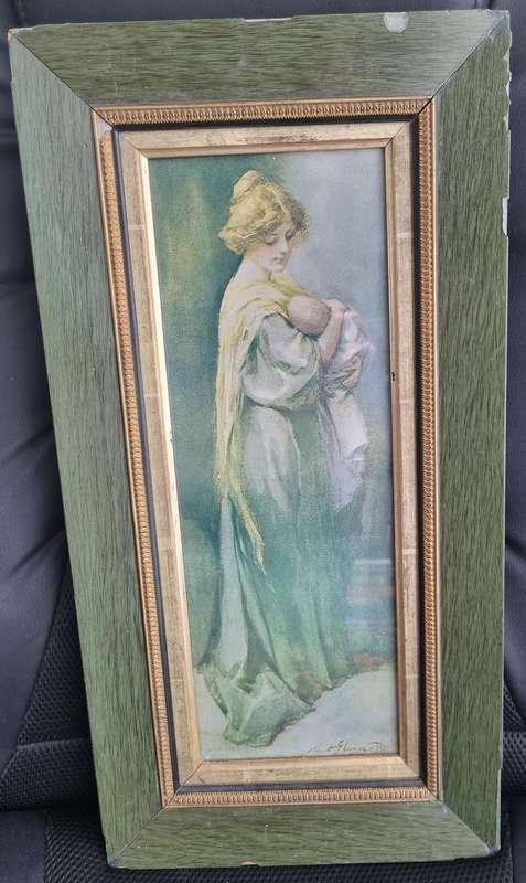Maud Stumm, "Young Mother" print, 1900