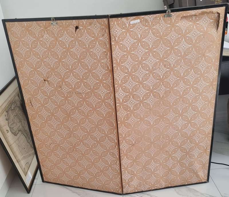 Late 18th/early 19th century, Edo period, two panel, Japanese screen.