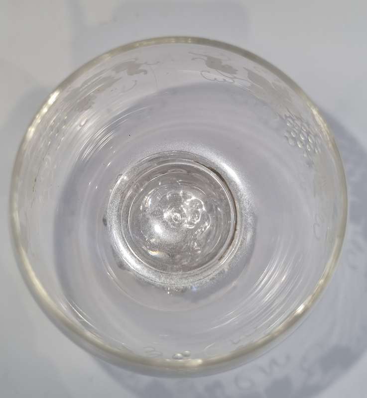 Pair of late 18th century German hock glasses.