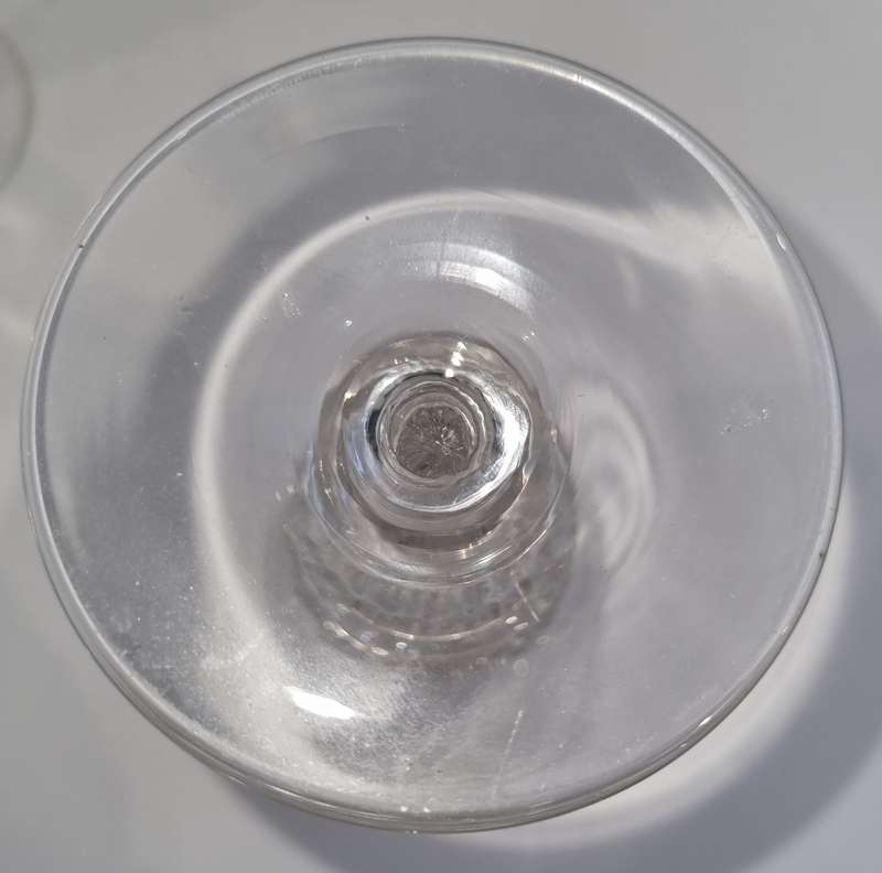 Pair of late 18th century German hock glasses.