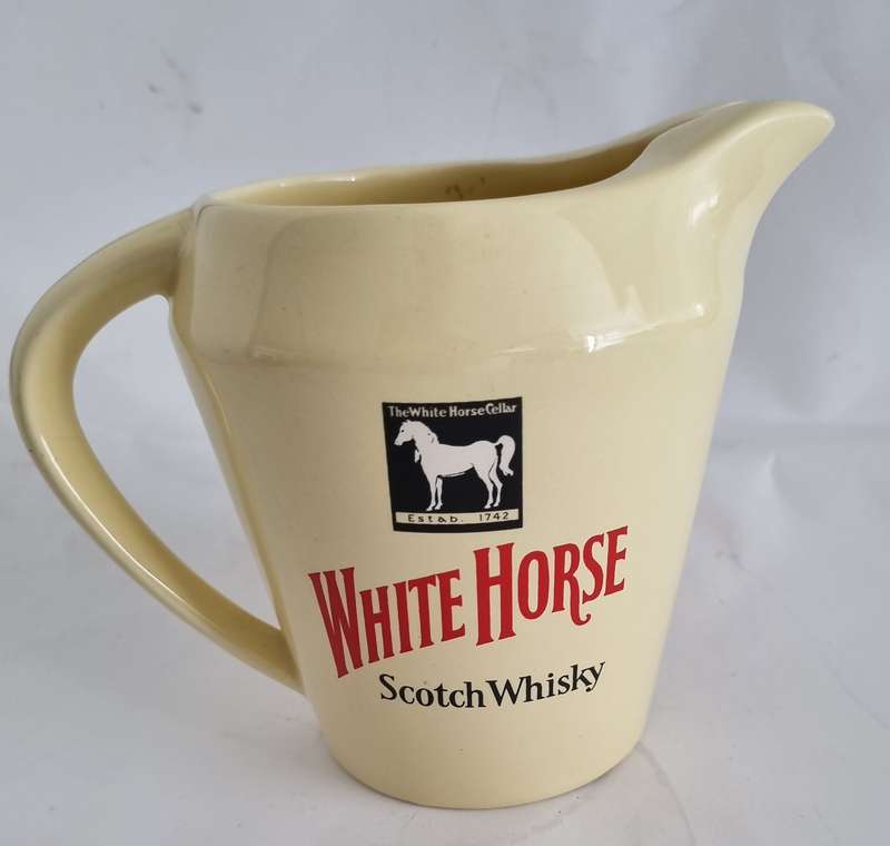 White horse water jug