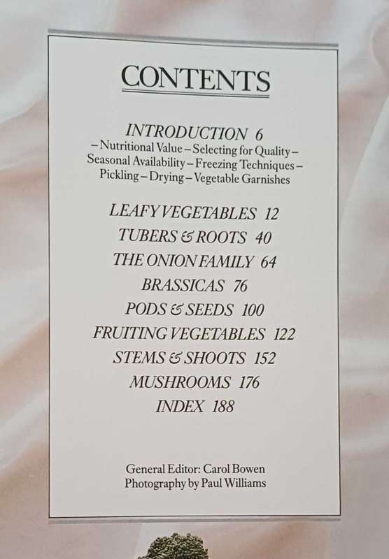 Versatile Vegetables- Carol Bowen