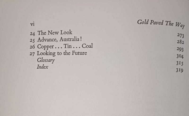 Gold paved the way - A P Cartwright