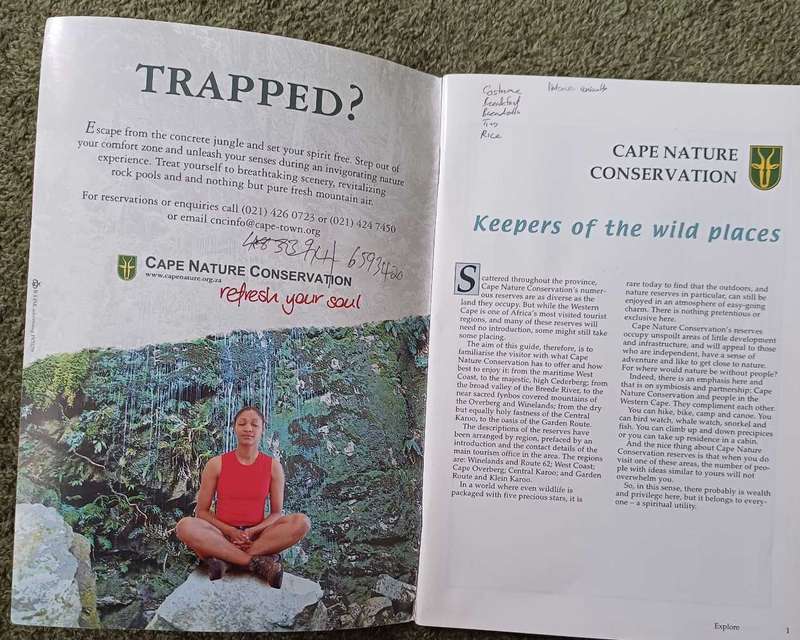 Explore - Cape Nature Reserves