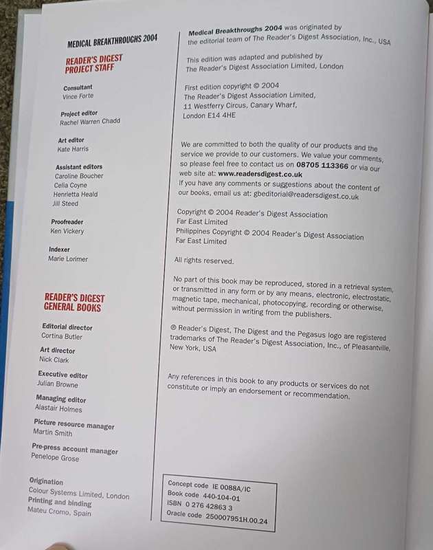 Medical Breakthroughs 2004