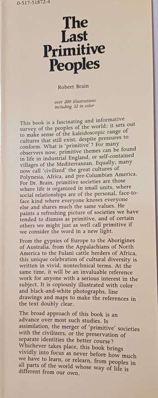 The Last Primitive Peoples - Robert Brain