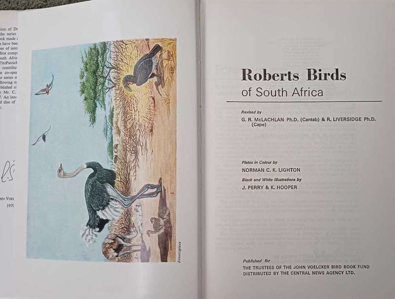 Robert's Birds of South Africa