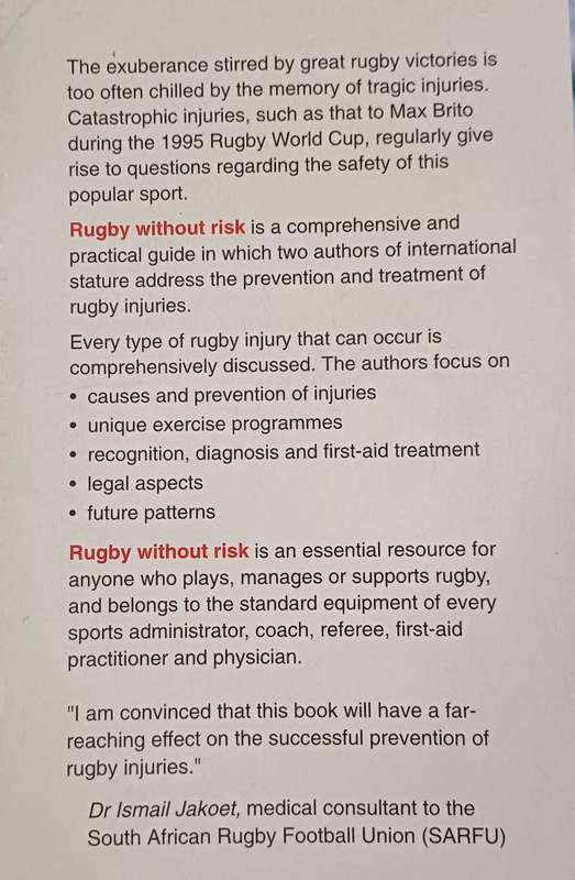 Rugby without risk - Tim Noaks & Morne du Plessis