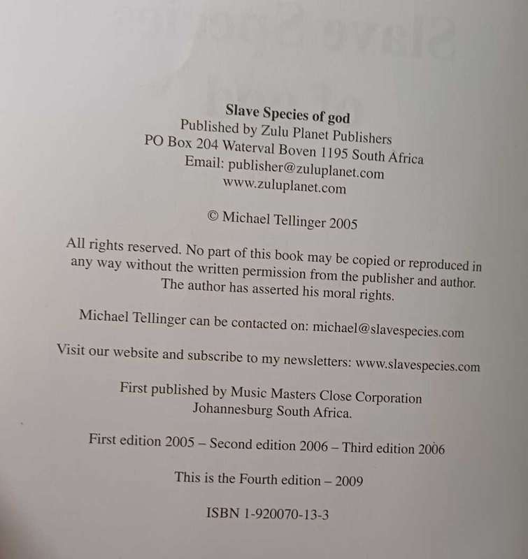 Slave Species of god