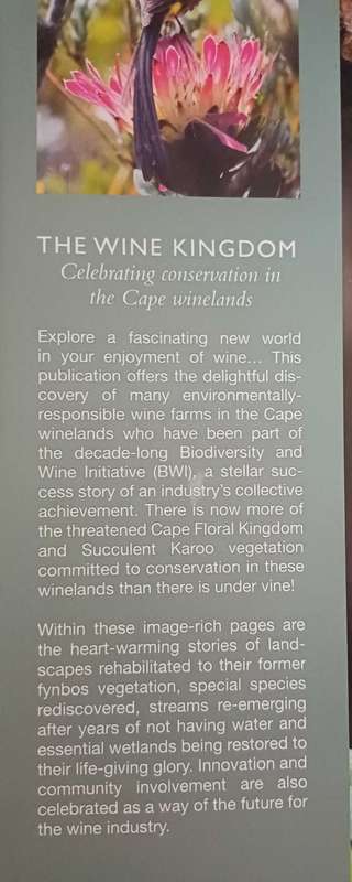 The Wine Kingdom - celebrating conservation in the Cape winelands