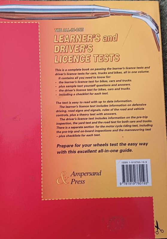 K53 learners and drivers license book