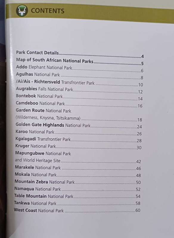 A - Z of South African National Parks