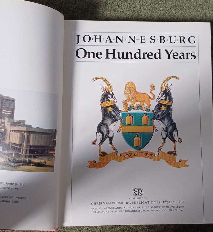 Johannesburg  One Hundred Years