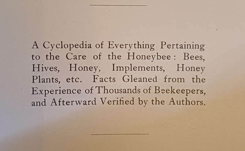 ABC and XYZ of Bee Culture