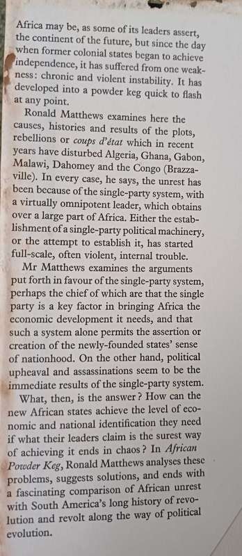 African powder keg