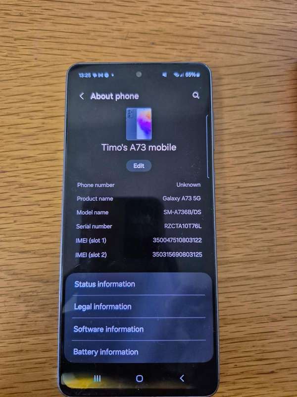 Samsung A73 5G 128G