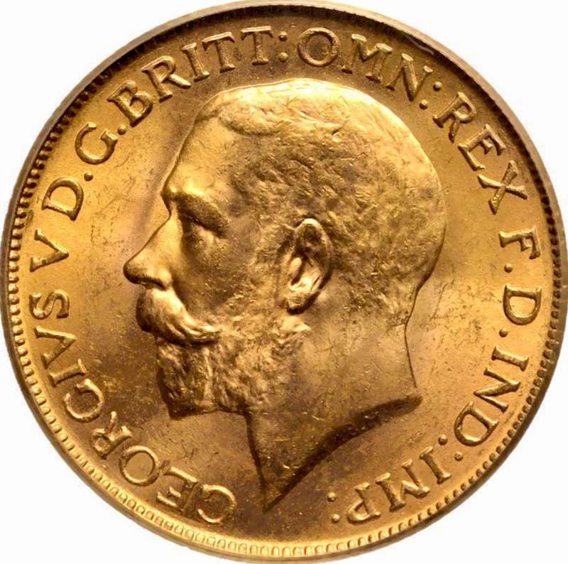 S. Africa: 1928 KGV Gold Pound/Sovereign PCGS Certified MS66 Ex Caranett Collection