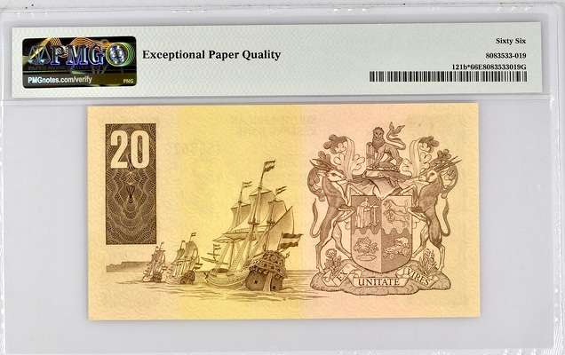 S. Africa (Reserve Bank): ND(1981) GPC de Kock R20 Z4 Replacement PMG GU66EPQ