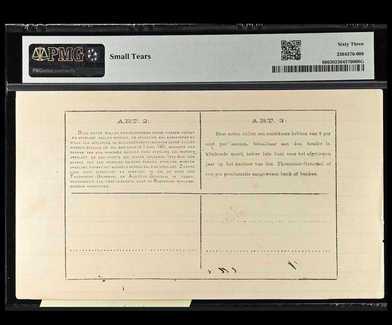 S. Africa (Pre-Reserve Bank): 1902 Te Velde 1 Pound Pair with vertical lines PMG Certified MS62&63