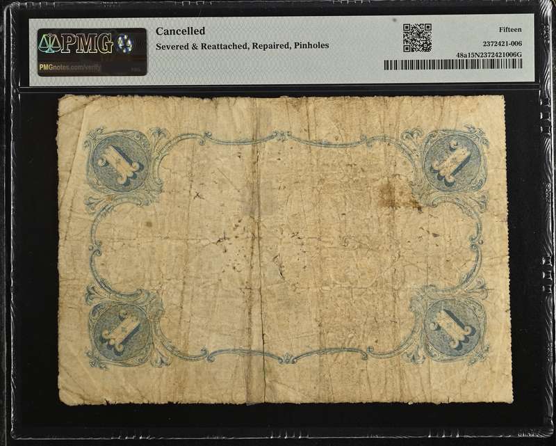 S. Africa (Pre-Reserve Bank): 1892 Nationale Bank Van De ZAR Beperkt 1 Pond PMG Certified F15