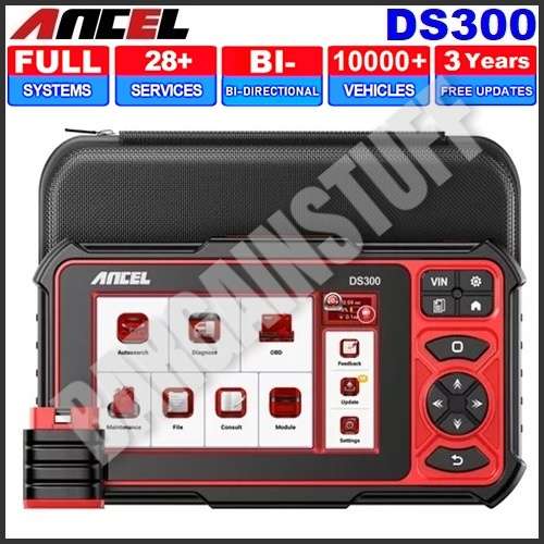 Ancel DS300 Full System Car Diagnostic Tool with 28+ Special Functions & 3 Years Free Updates