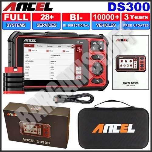 Ancel DS300 Full System Car Diagnostic Tool with 28+ Special Functions & 3 Years Free Updates
