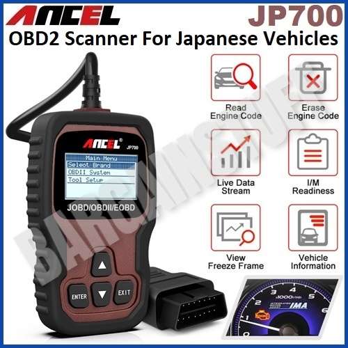 Ancel JP700 OBD2 Automotive Scanner Code Reader for Japanese Vehicles