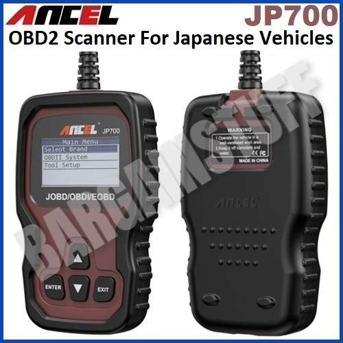 Ancel JP700 OBD2 Automotive Scanner Code Reader for Japanese Vehicles