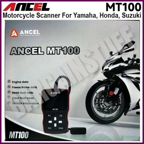 Ancel MT100 Motorcycle Scanner Tool Engine ABS Code Reader For Yamaha, Honda, Suzuki