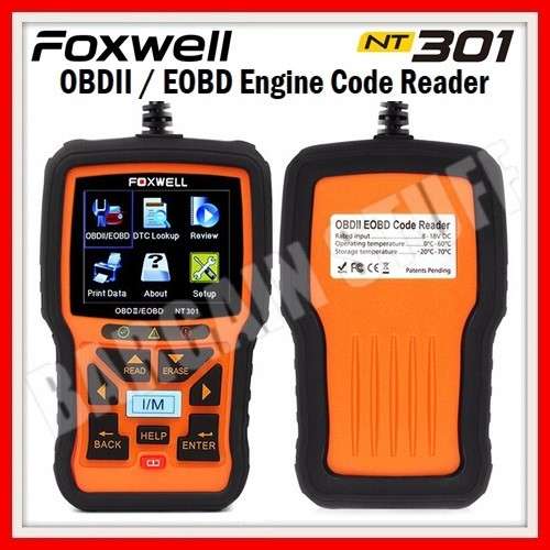 Foxwell NT301 CAN OBDII / EOBD Engine Code Reader / Scanner