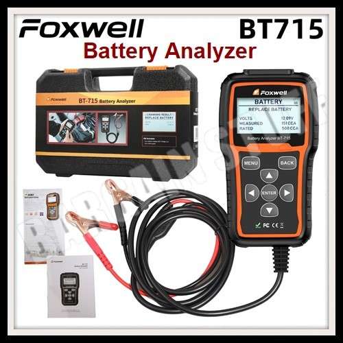 Foxwell BT715 Plus Battery Analyzer 12V & 24V Support Multi-Language