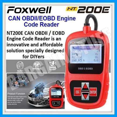 Foxwell NT200E CAN OBDII / EOBD Engine Code Reader