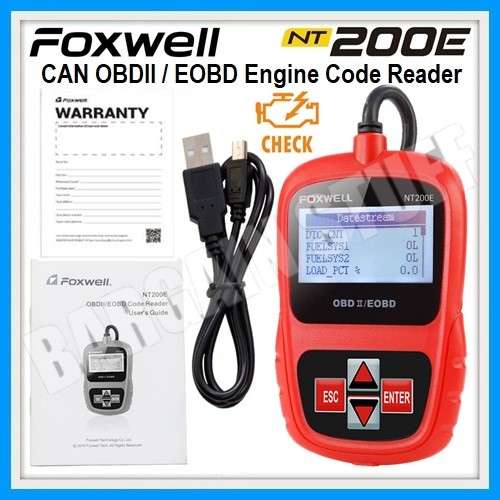 Foxwell NT200E CAN OBDII / EOBD Engine Code Reader