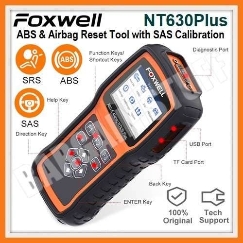 Foxwell NT630Plus ABS & Airbag Reset Tool with SAS Calibration