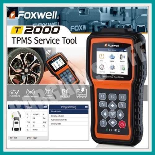 Foxwell T2000 TPMS Service Tool & Tire Pressure Programmer Kit