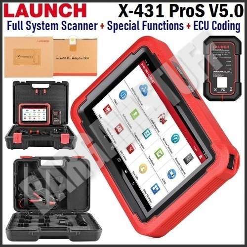 Launch X-431 ProS V5.0 Full System Diagnostic Tool With 37 Special Functions Supports CANFD And DOIP