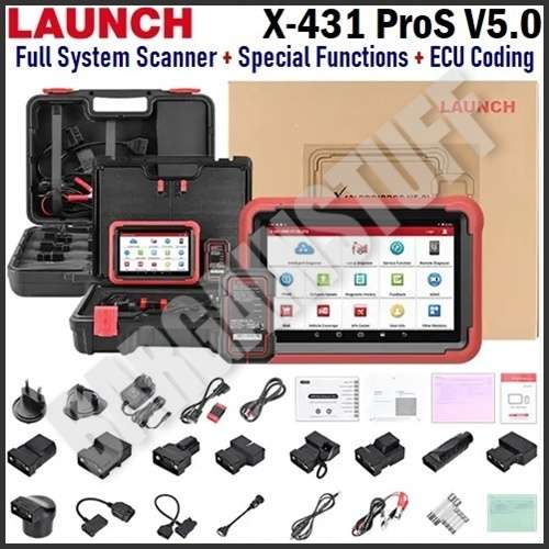 Launch X-431 ProS V5.0 Full System Diagnostic Tool With 37 Special Functions Supports CANFD And DOIP