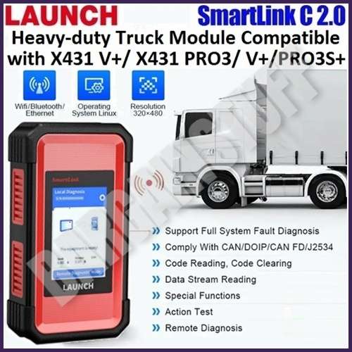 Launch X431 SmartLink C2.0 Heavy Duty Truck Module for Launch X431 V+ / X431 PRO3 / V+ / PRO3S+