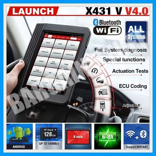 Launch X431 V 8inch Tablet V4.0 Wifi/Bluetooth Full System Diagnostic Tool