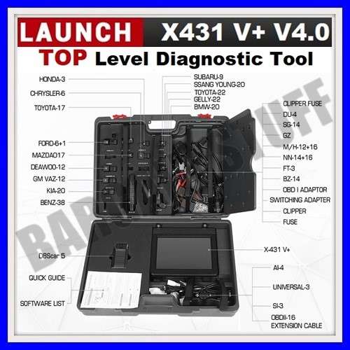 Launch X431 V+ V4.0 (PRO3) 10 Wifi / Bluetooth Diagnostic Tool