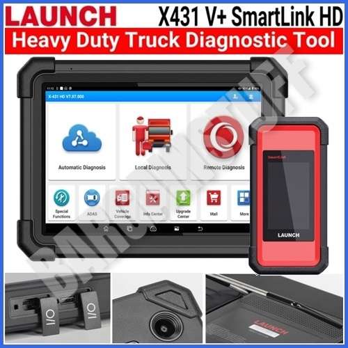 Launch X431 V + SmartLink HD Module Heavy Duty Truck Diagnostic Tool
