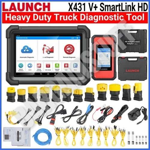 Launch X431 V + SmartLink HD Module Heavy Duty Truck Diagnostic Tool