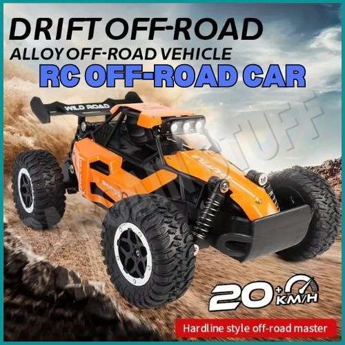Remote Control Shuttle 2WD Off Road Drift Car 2.4G 20km/h High Speed Orange
