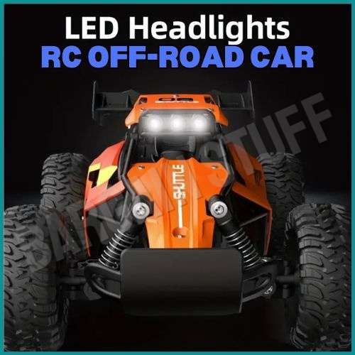 Remote Control Shuttle 2WD Off Road Drift Car 2.4G 20km/h High Speed Orange