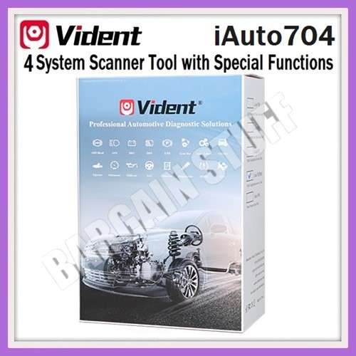Vident iAuto704 Professional Four System Scan Tool With 17 Special Functions