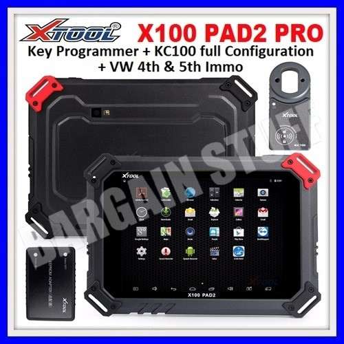 Xtool X100 PAD 2 Pro Key Programming With KC100 & Special Functions Support VW 4/5 IMMO