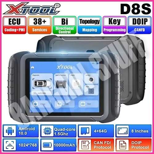 XTool D8S All in One Diagnostic Tool with 38+ Special Functions, Bi-Directional Control